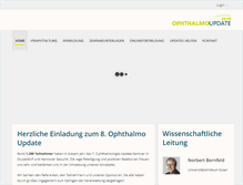 Tablet Screenshot of ophthalmo-update.com